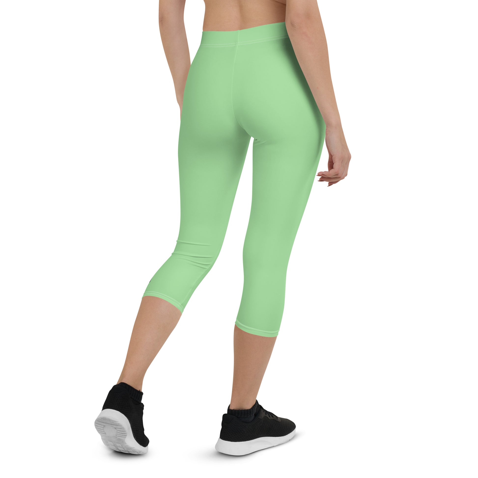 Minty Mirage Women's Capri Leggings - FLAKOUT