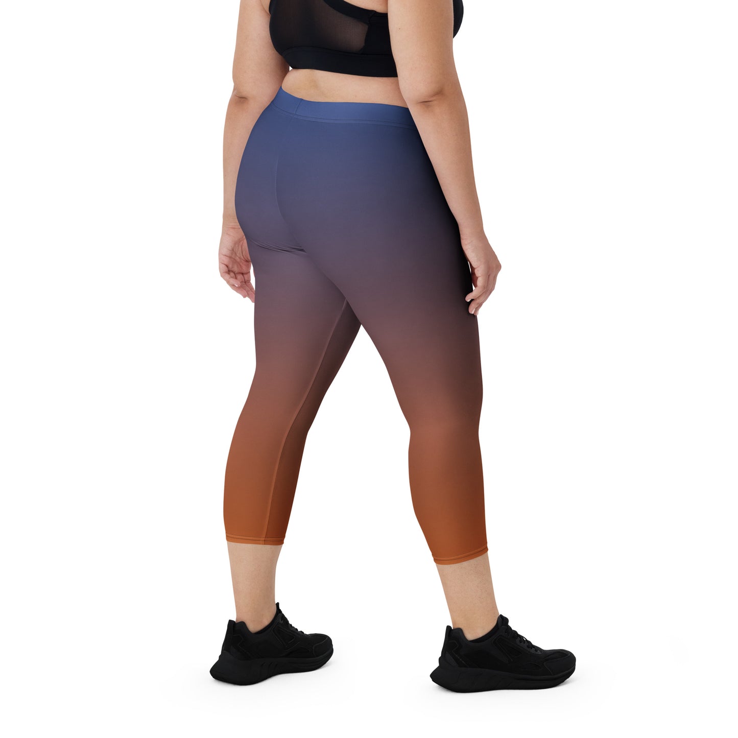 Ocean Bonfire Women's Capri Leggings - FLAKOUT