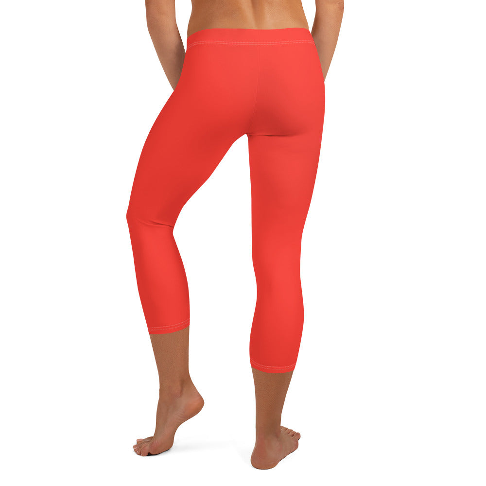 Cherry Charm FLAKOUT Sport Women's Capri Leggings - FLAKOUT