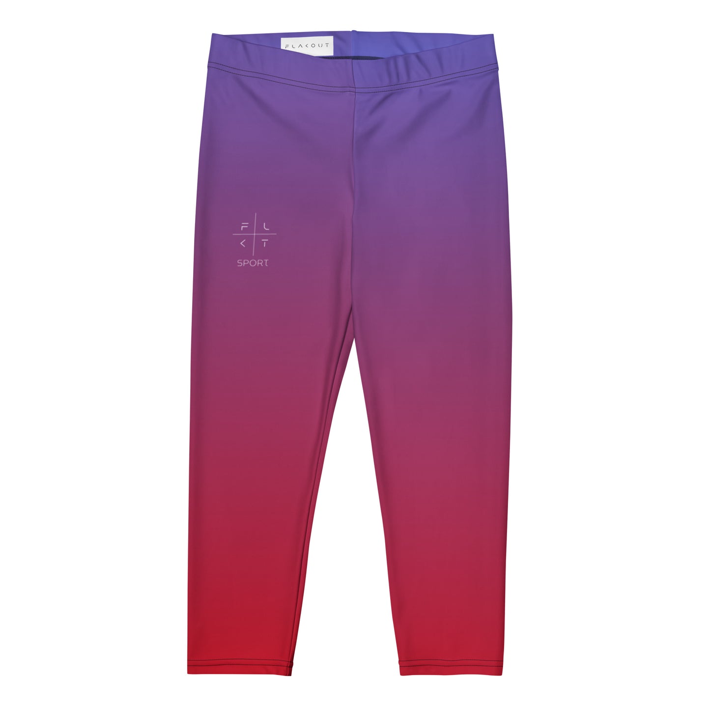 Cobalt Crescendo FLAKOUT Sport Women's Capri Leggings - FLAKOUT