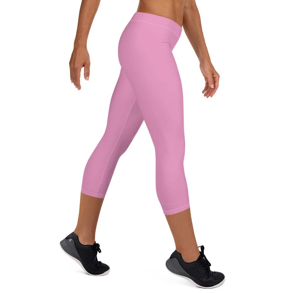 Rose Blossom Women's Capri Leggings - FLAKOUT