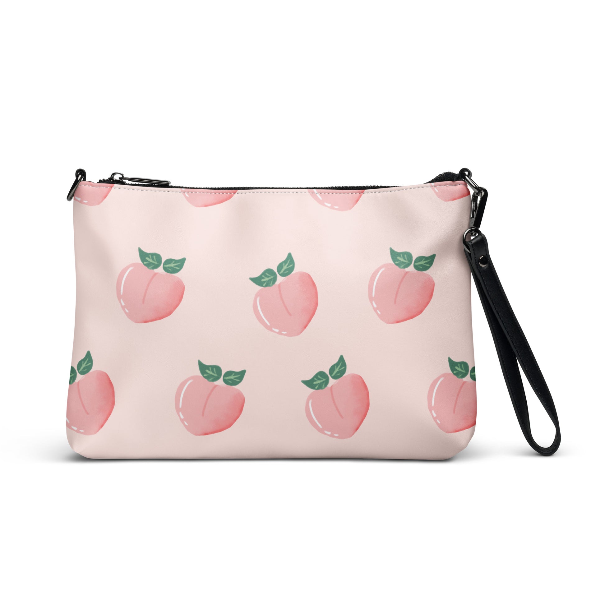 Peach Nectar Leather Crossbody Bag - FLAKOUT