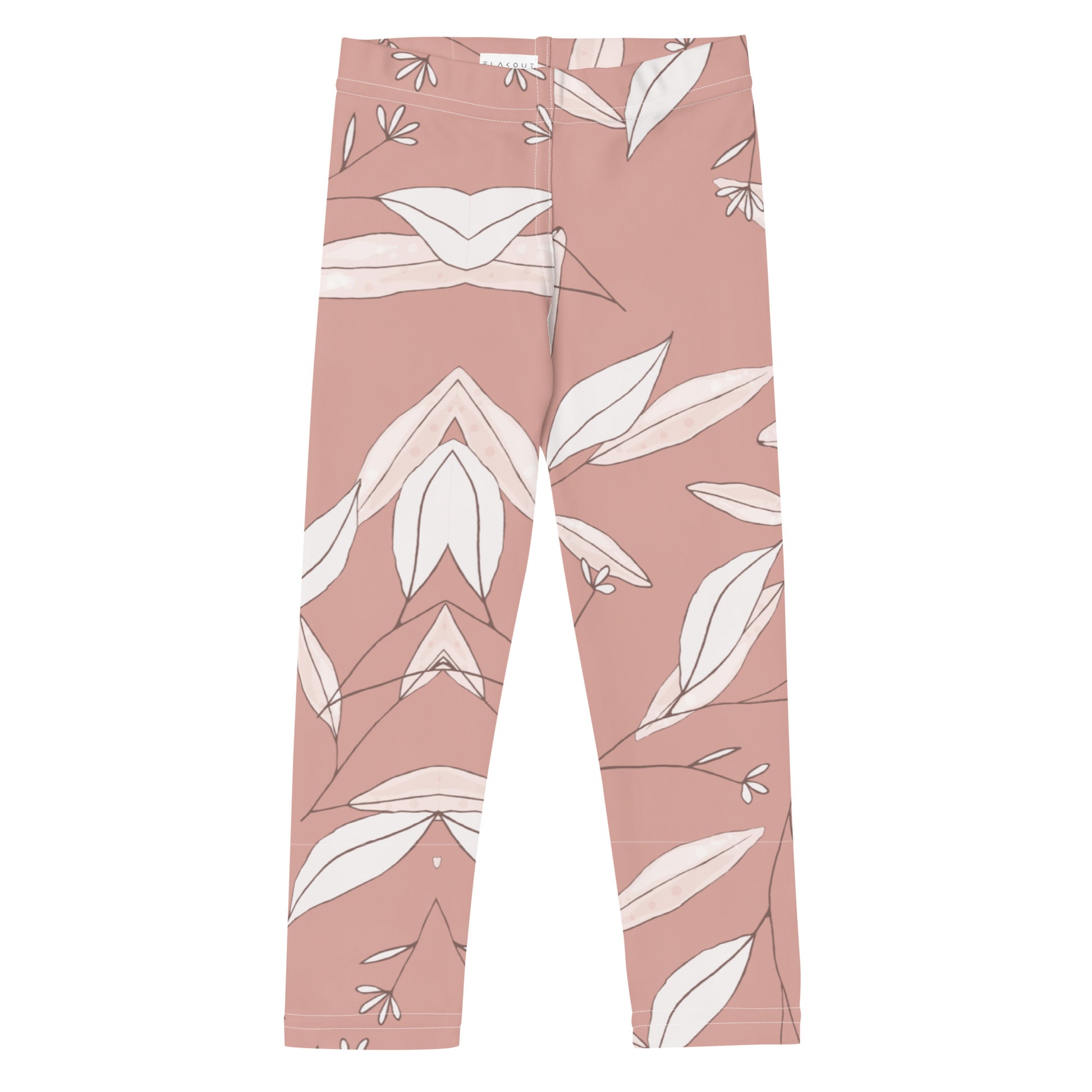 Feathered Finesse Girl's Leggings - FLAKOUT