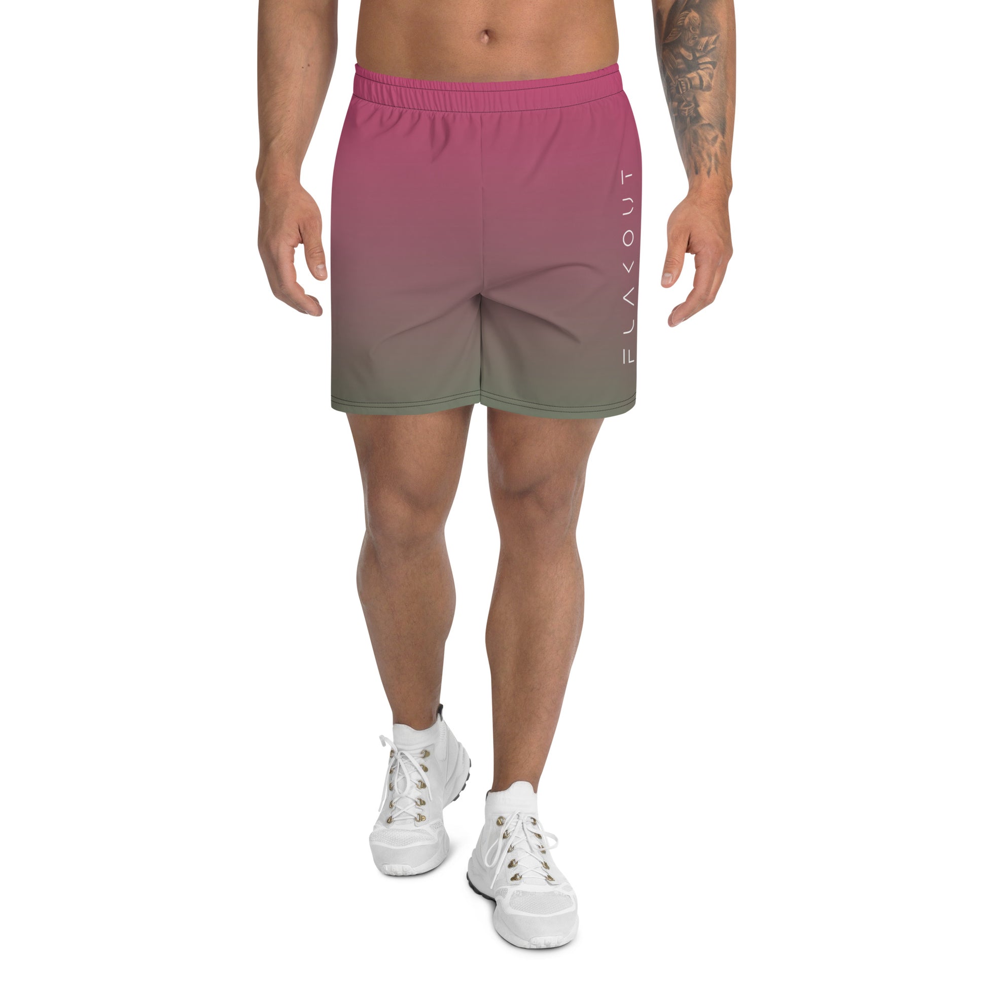 Olive Lilac Men's Recycled Shorts - FLAKOUT