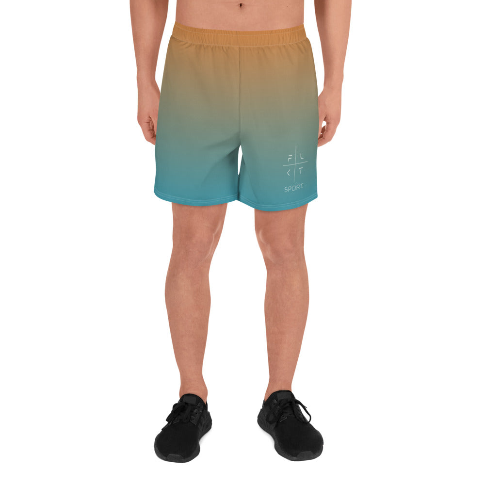 FLAKOUT Sport Peachy Keen Men's Recycled Athletic Shorts - FLAKOUT