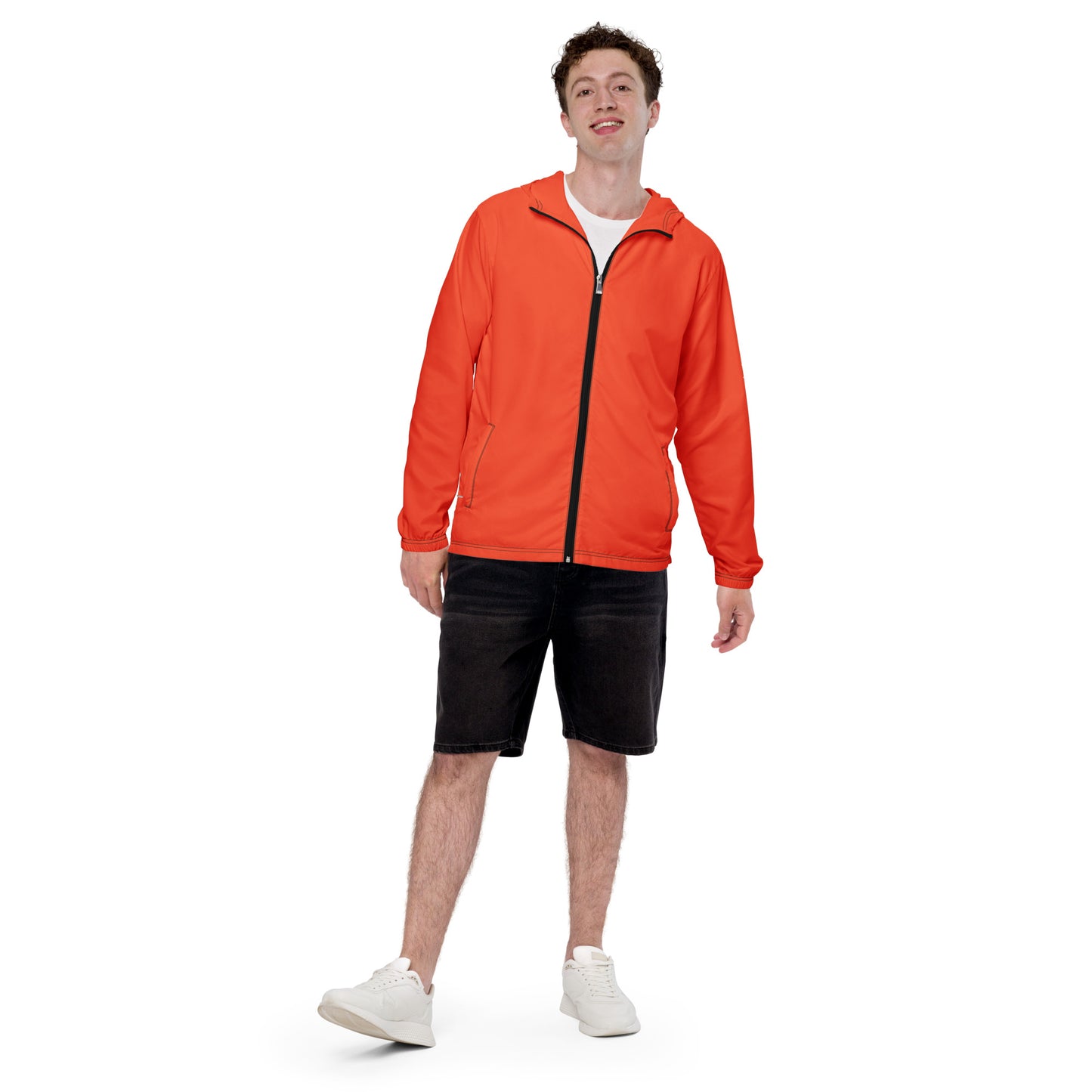 Outrageous Orange Waterproof Windbreaker - FLAKOUT