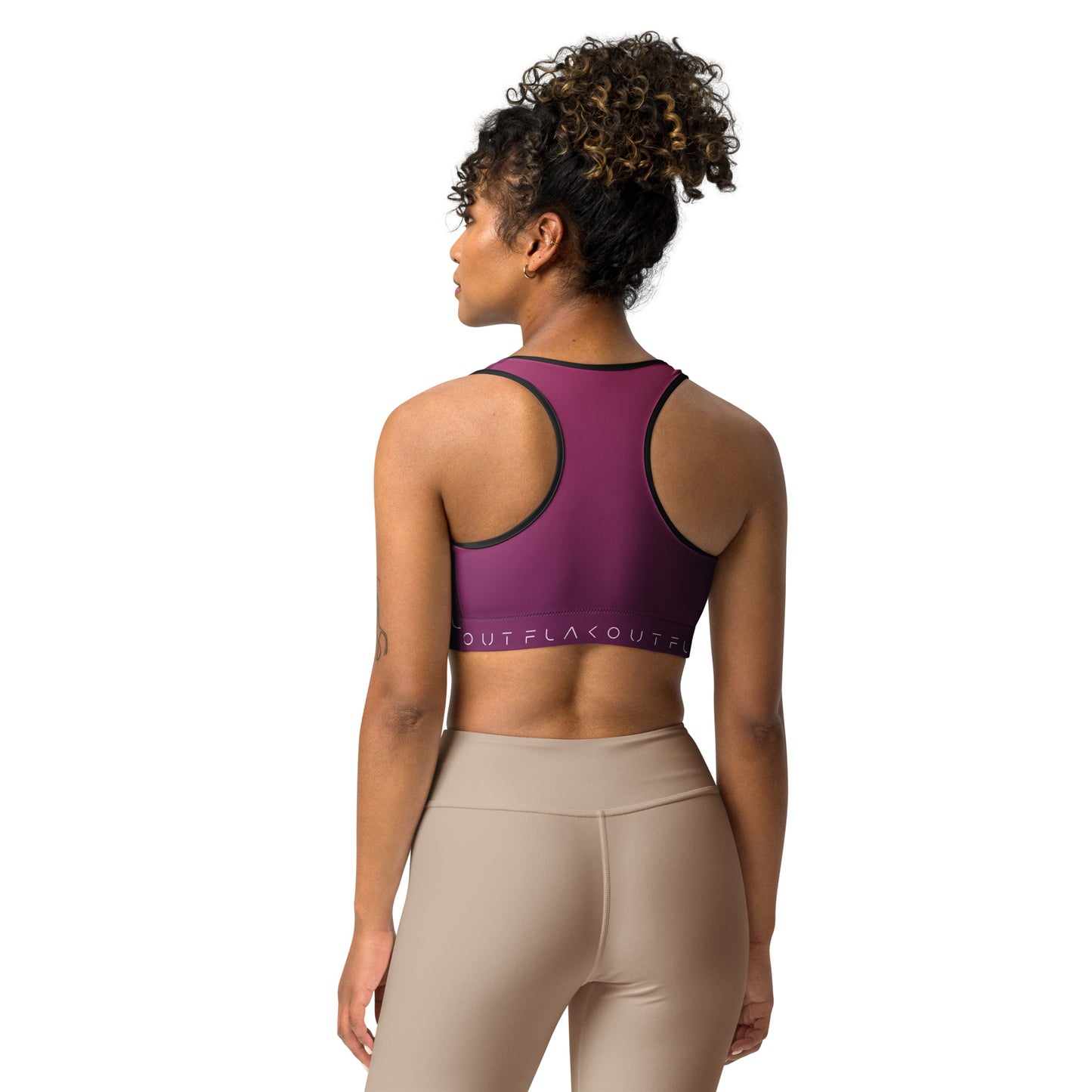 Deep Purple Women's Sports Performance Bra - FLAKOUT