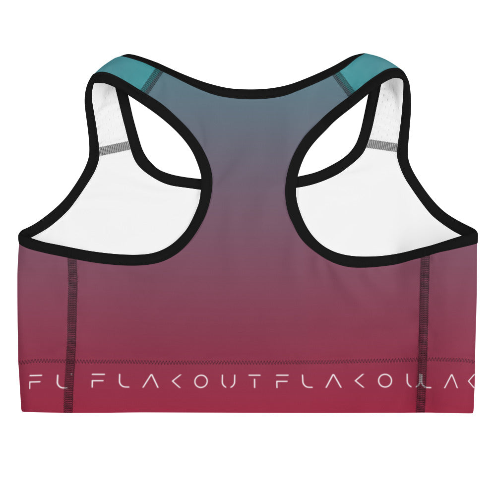 Electric Collision Women's Sports Performance Bra - FLAKOUT