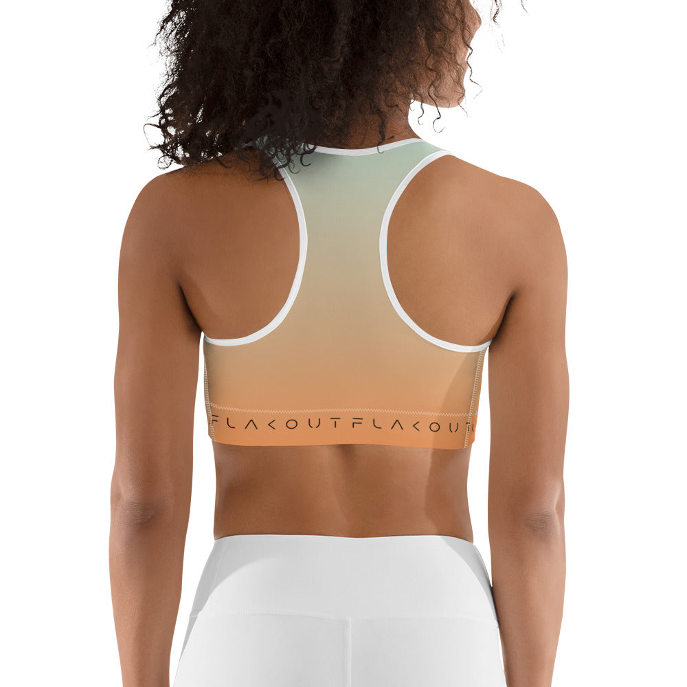 Topaz Sky Women's Sports Performance Bra - FLAKOUT