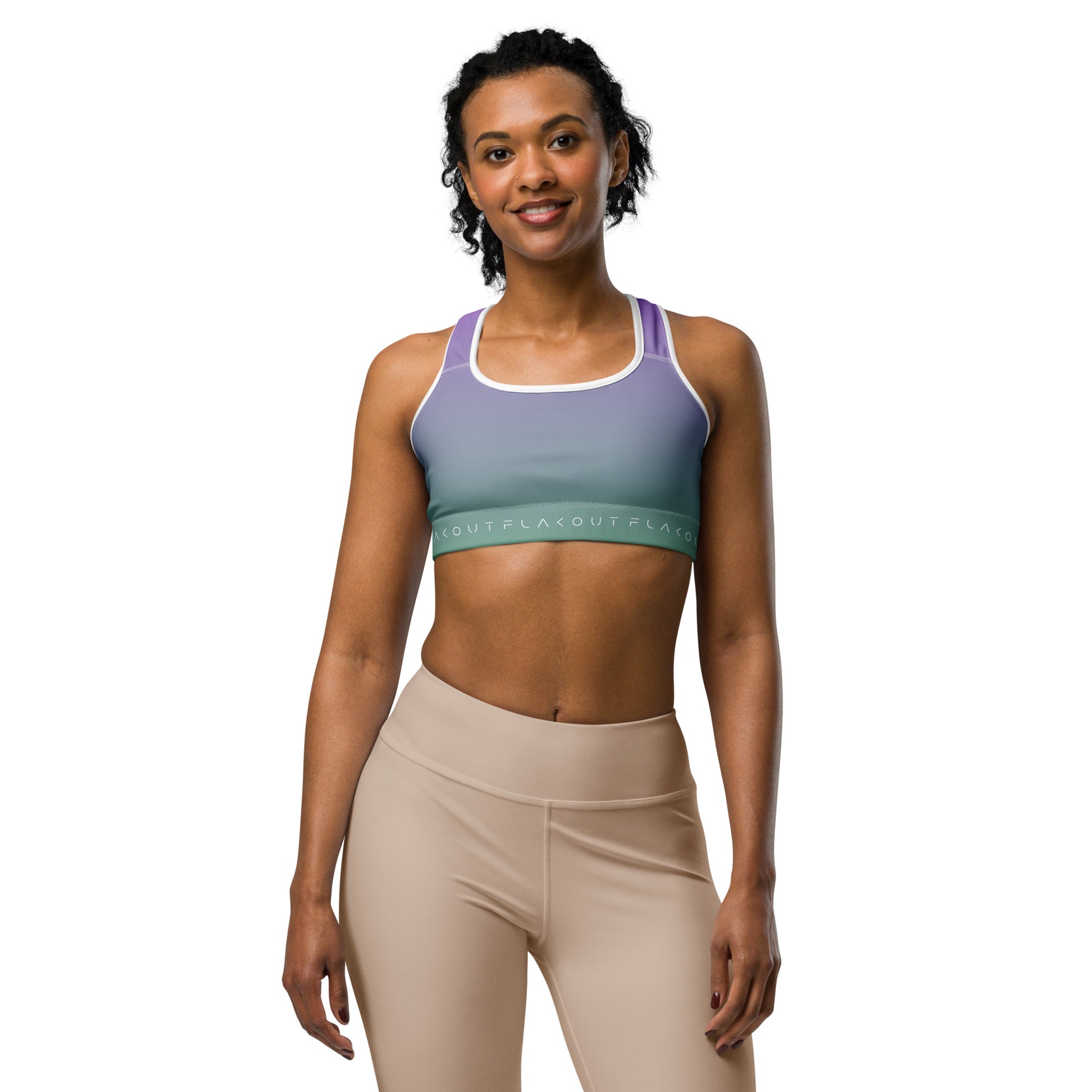 Lavender Lullaby Women's Sports Performance Bra - FLAKOUT