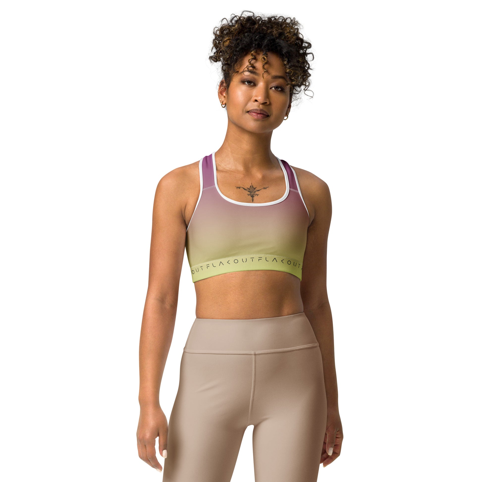 Midnight Symphony Women's Sports Performance Bra - FLAKOUT