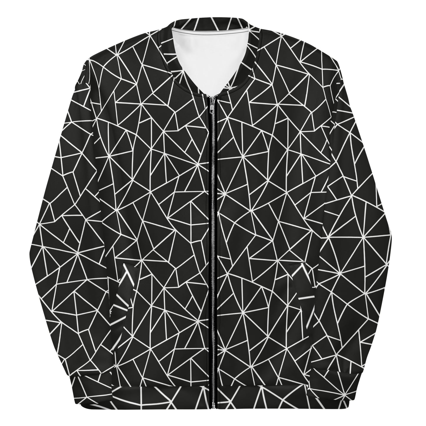 Angular Allure Men's Bomber Jacket - FLAKOUT