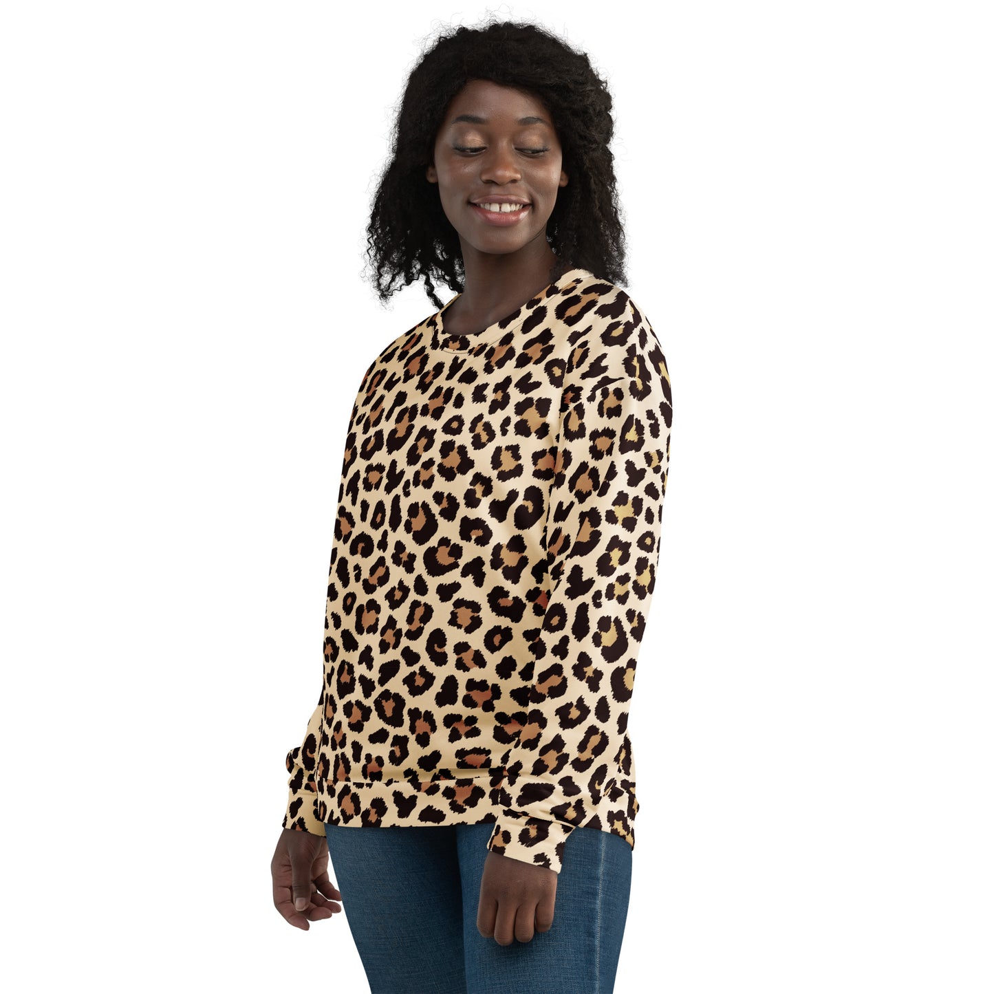 Leopar Chic Feline Women's Sweatshirt - FLAKOUT