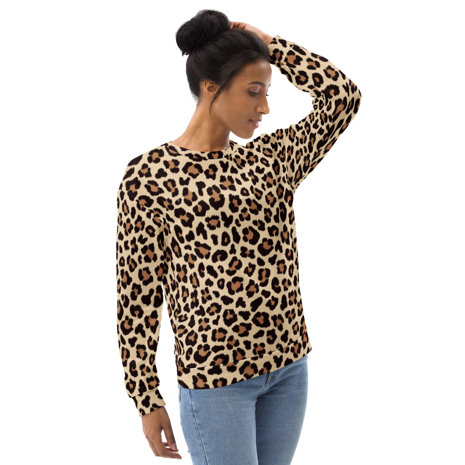 Leopar Chic Feline Women's Sweatshirt - FLAKOUT