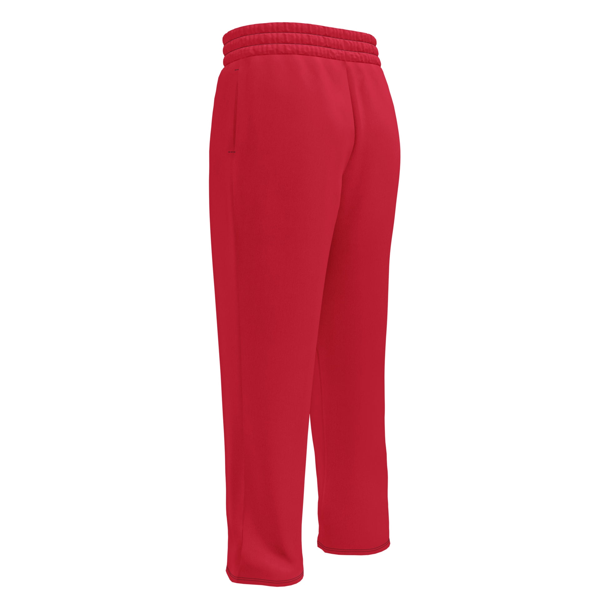 Unisex Wide-leg Recycled Joggers - Red - FLAKOUT