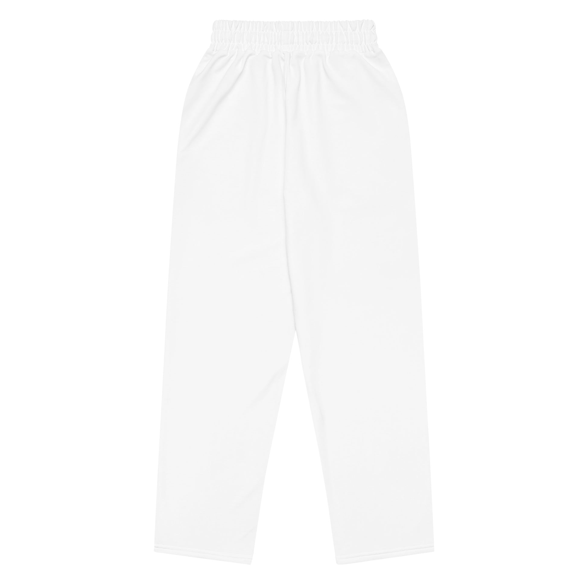 Unisex Wide-leg Recycled Joggers - White - FLAKOUT