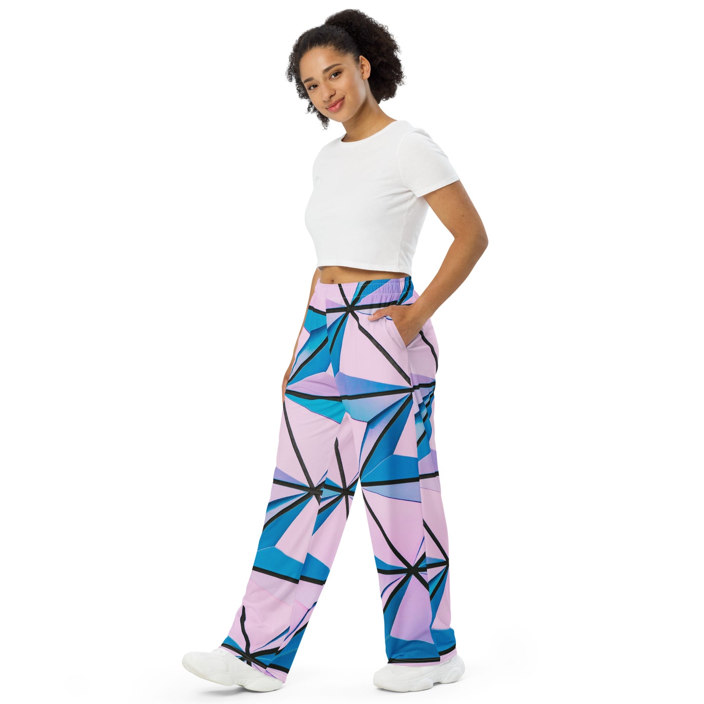 Lineage of Angles Women's Wide-leg Pants - FLAKOUT