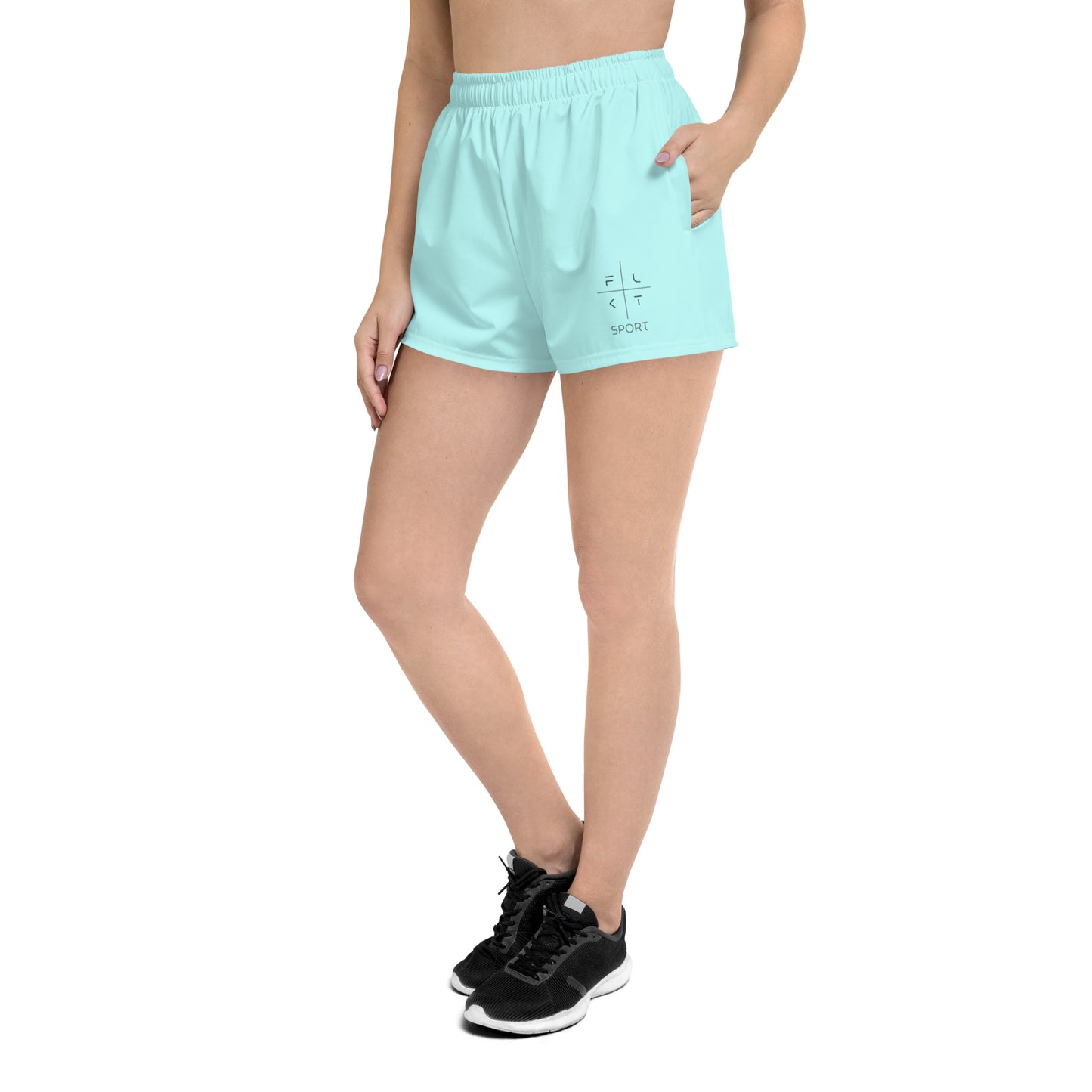 FLAKOUT Sport Crystal Lagoon Women’s Recycled Athletic Shorts - FLAKOUT