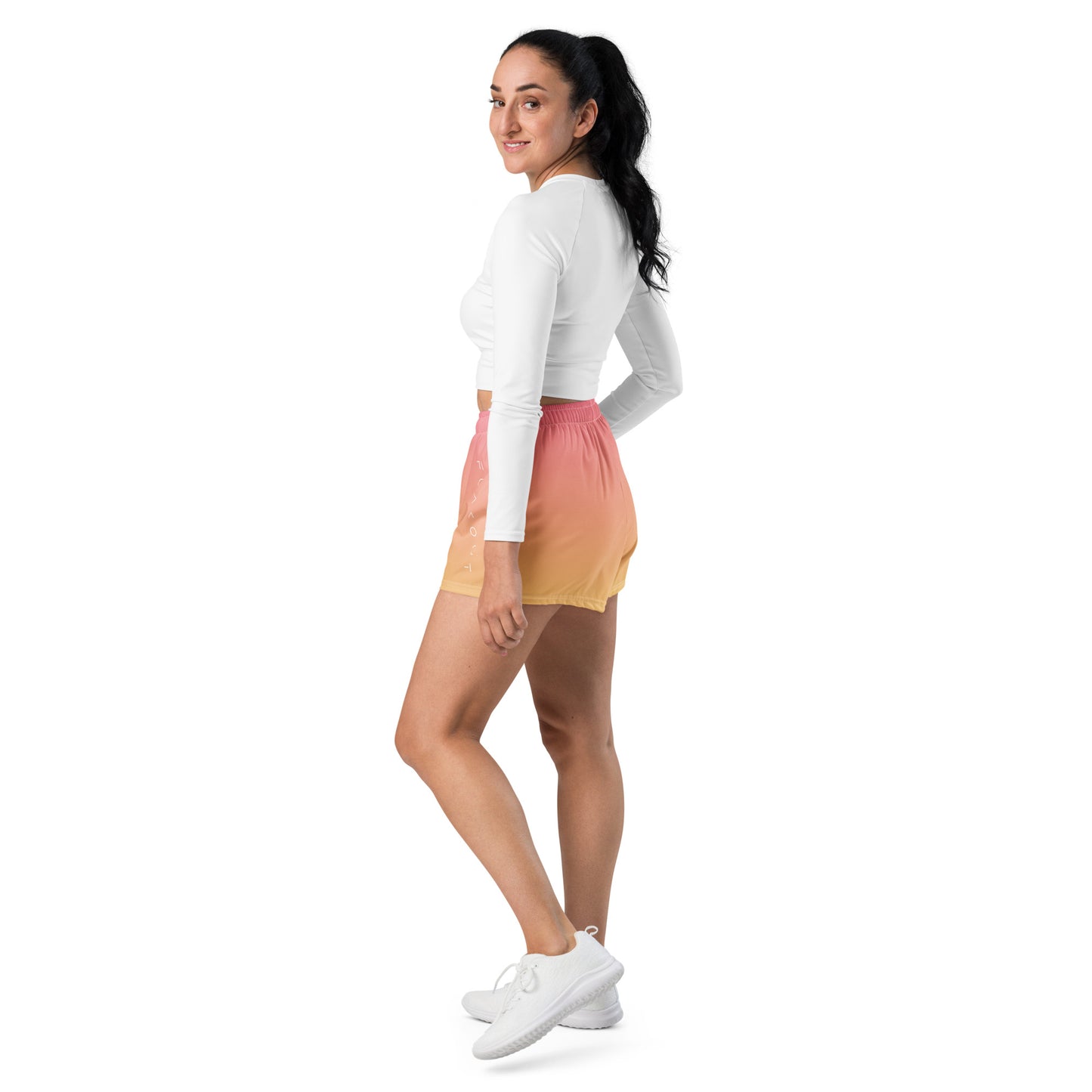 Sunset Sherbet Women’s Recycled Shorts - FLAKOUT