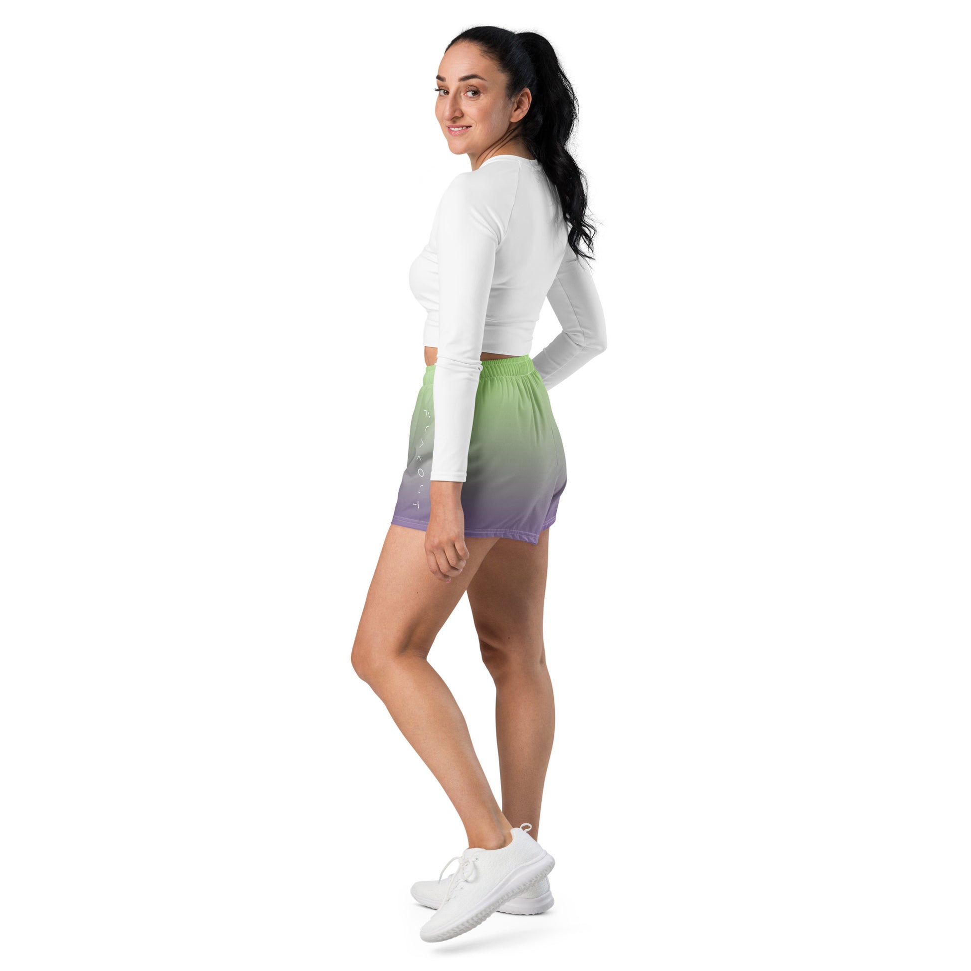 Violet Haze Women’s Recycled Shorts - FLAKOUT