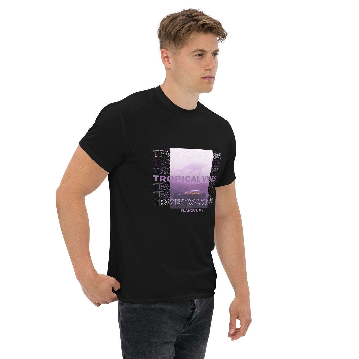 Tropical Vibes Odyssey Men's T-shirt - FLAKOUT