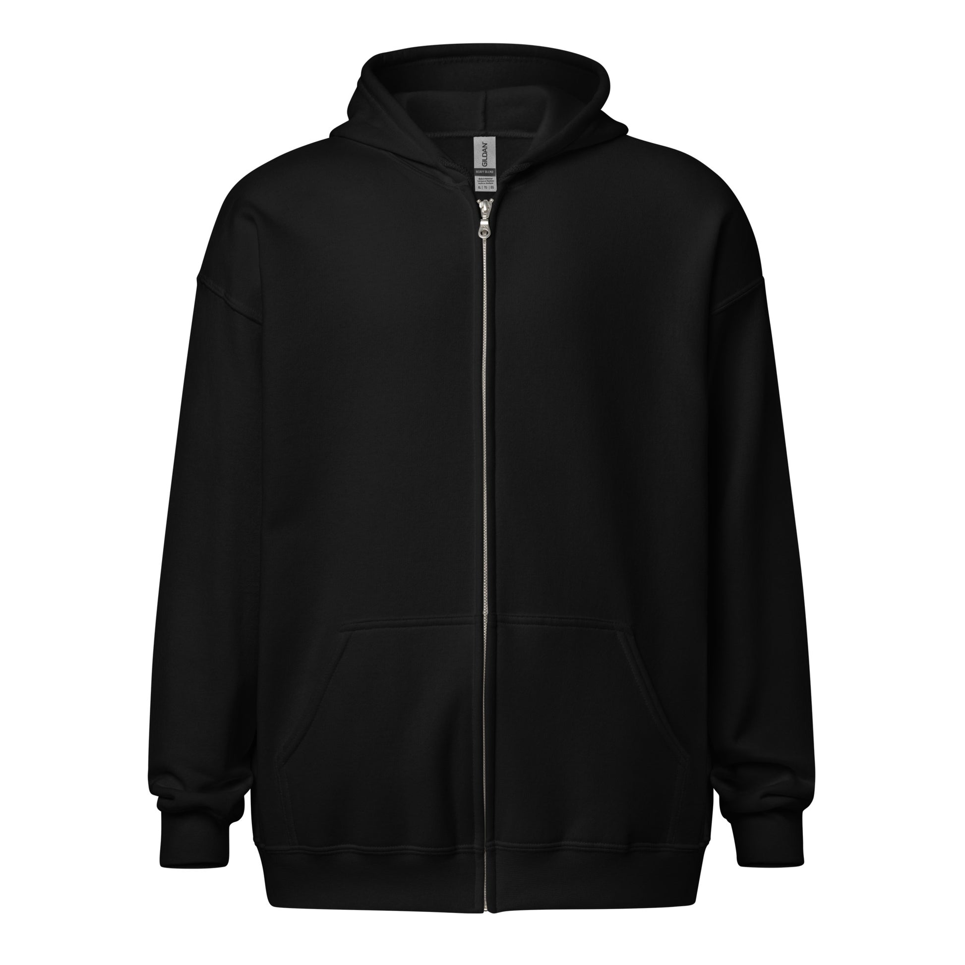 Vivid Existence Live Your Life Heavy Harmony Fusion Zip Hoodie - Black - FLAKOUT