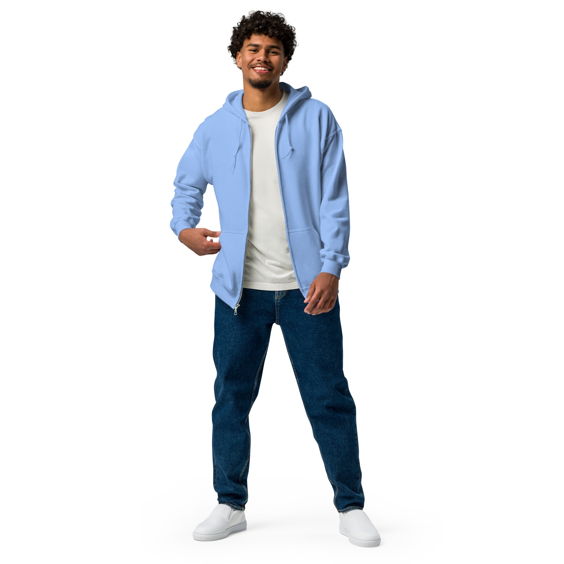 Limerence Heavy Harmony Fusion Zip Hoodie - Carolina Blue - FLAKOUT