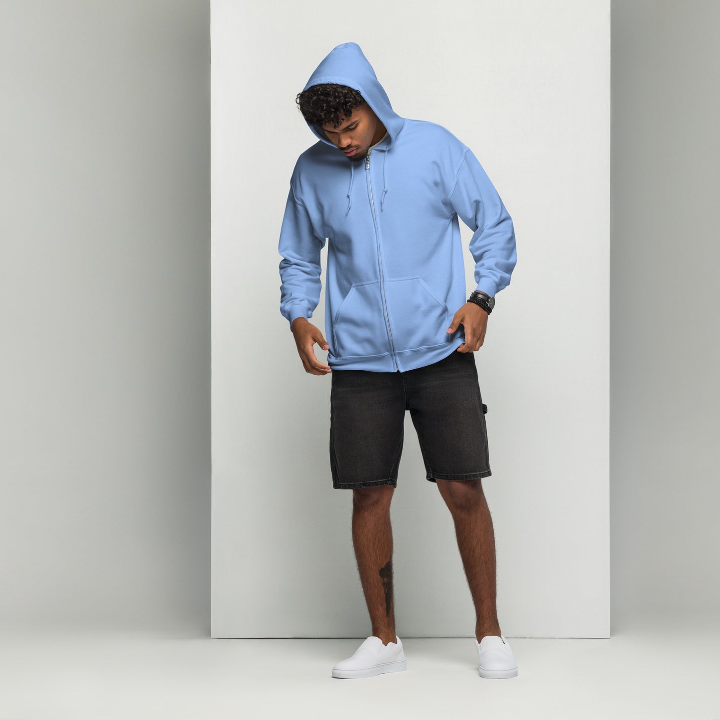 Limerence Heavy Harmony Fusion Zip Hoodie - Carolina Blue - FLAKOUT