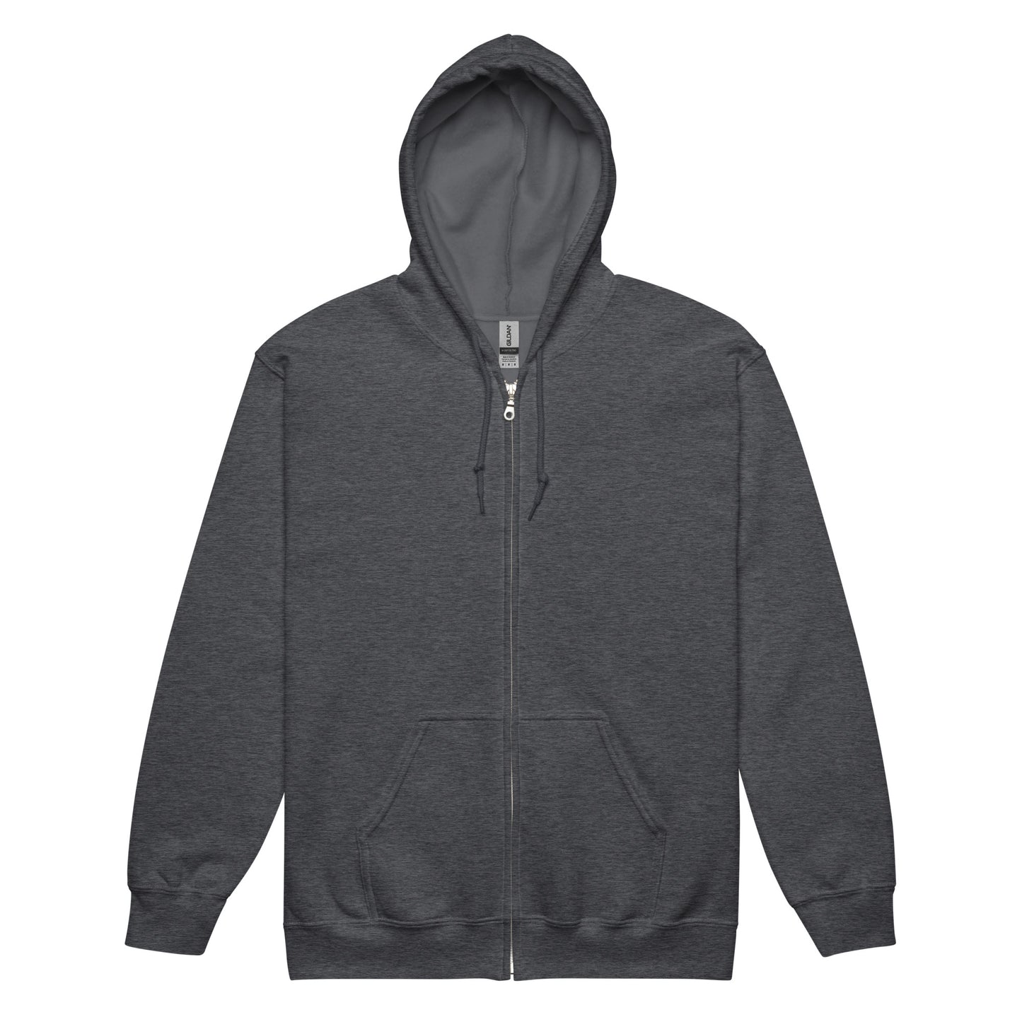 Echoes Of Dejavu Heavy Harmony Fusion Zip Hoodie - Dark Heather - FLAKOUT