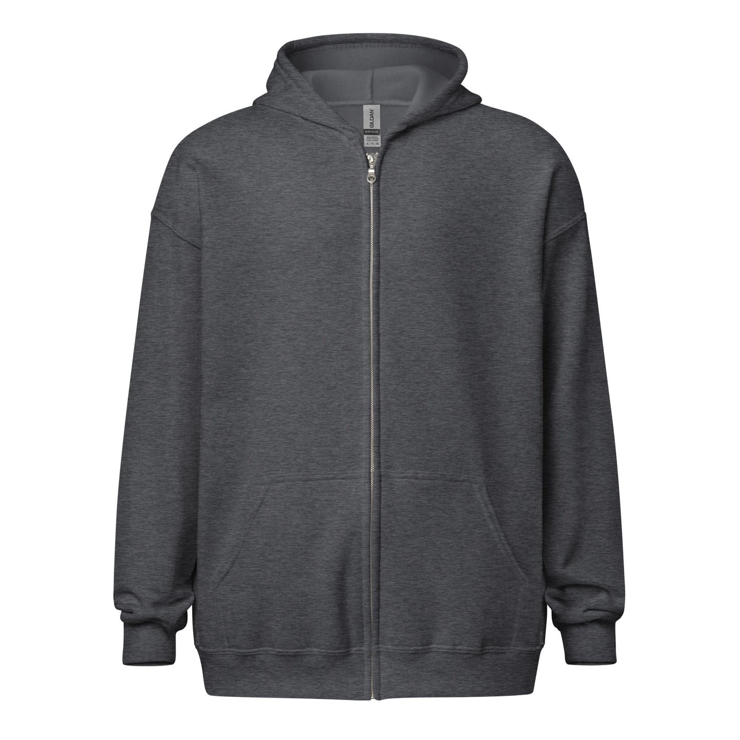 Echoes Of Dejavu Heavy Harmony Fusion Zip Hoodie - Dark Heather - FLAKOUT