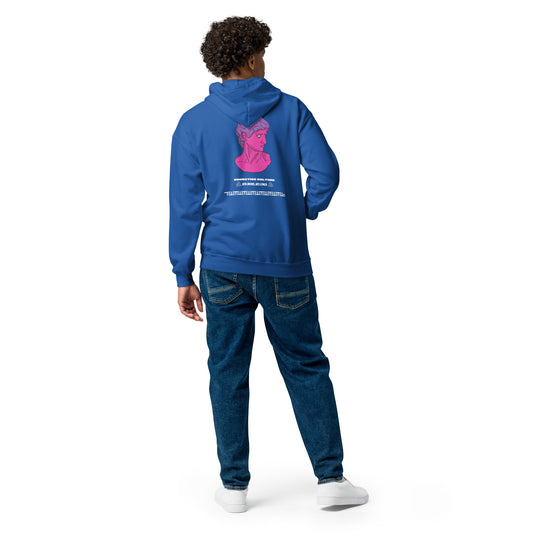 Nonnotine Dreamscape Trippin Heavy Harmony Fusion Zip Hoodie - Royal - FLAKOUT