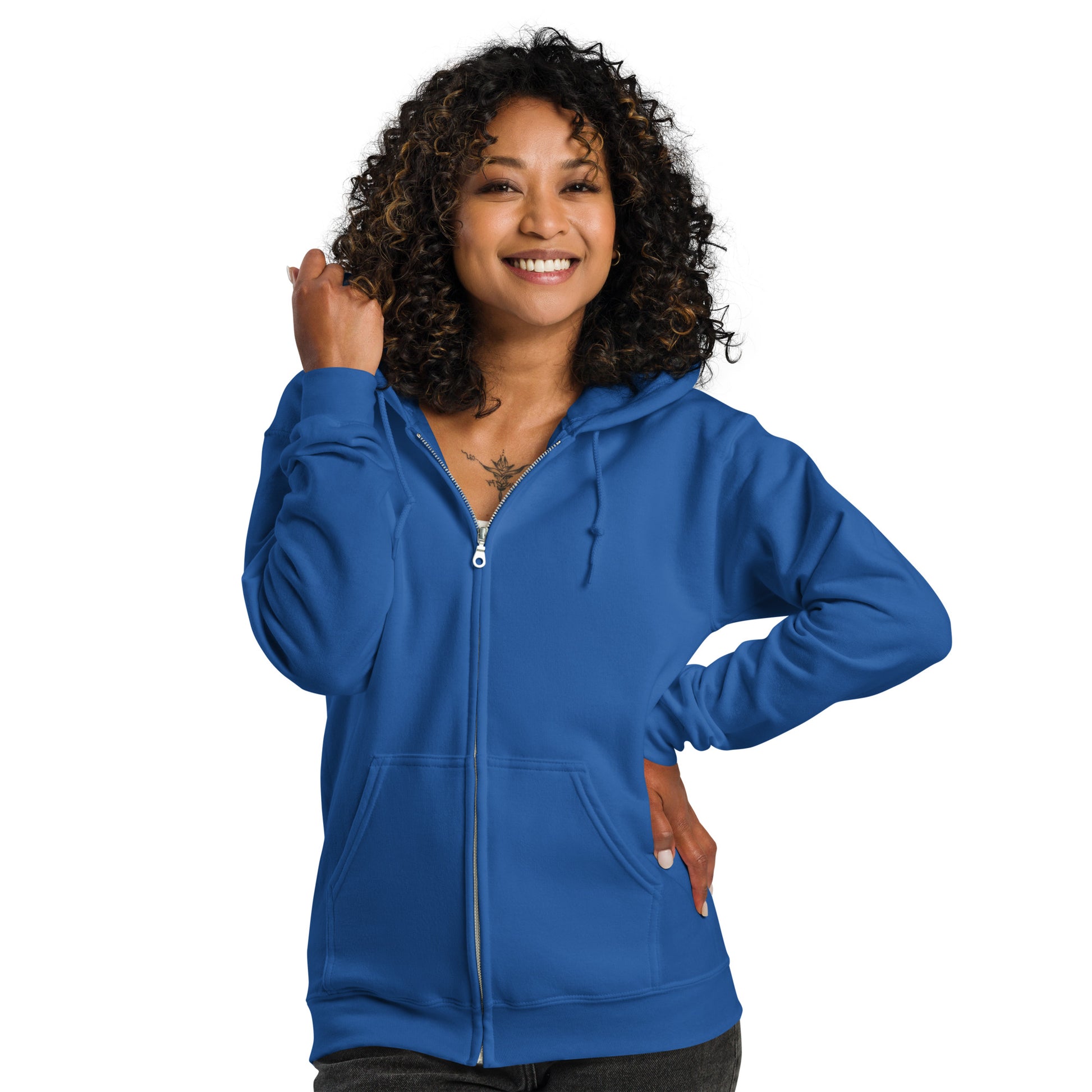 Limerence Heavy Harmony Fusion Zip Hoodie - Royal - FLAKOUT