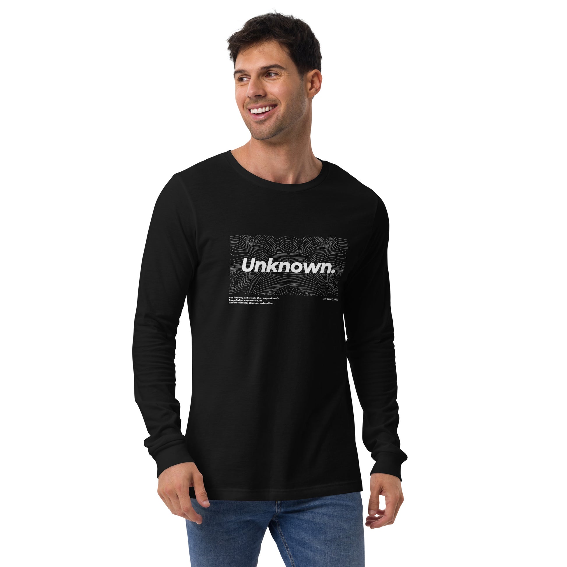 Veil Of The Unknown. Long Sleeve Tee - FLAKOUT