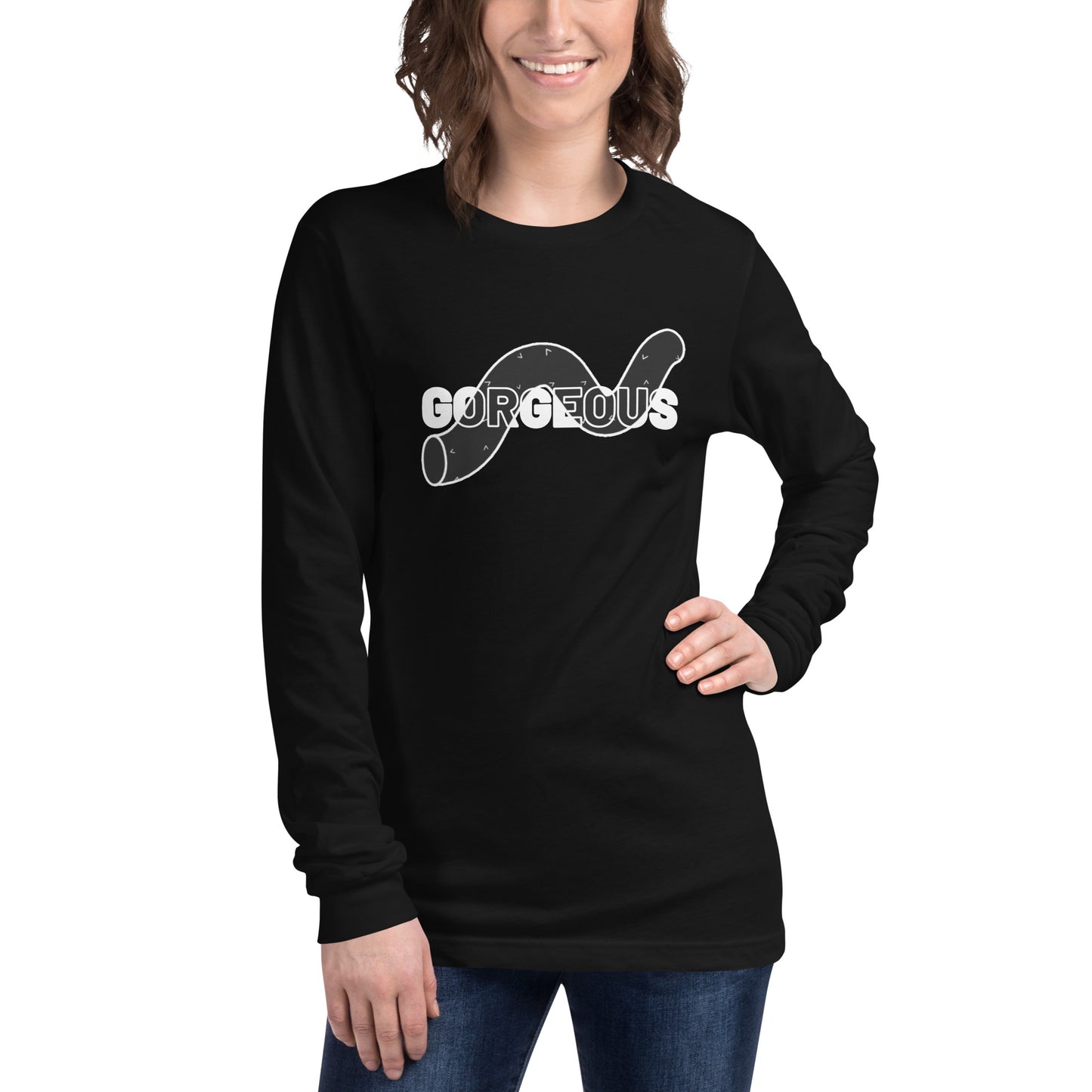 Gorgeous Opulent Allure Long Sleeve Tee - FLAKOUT