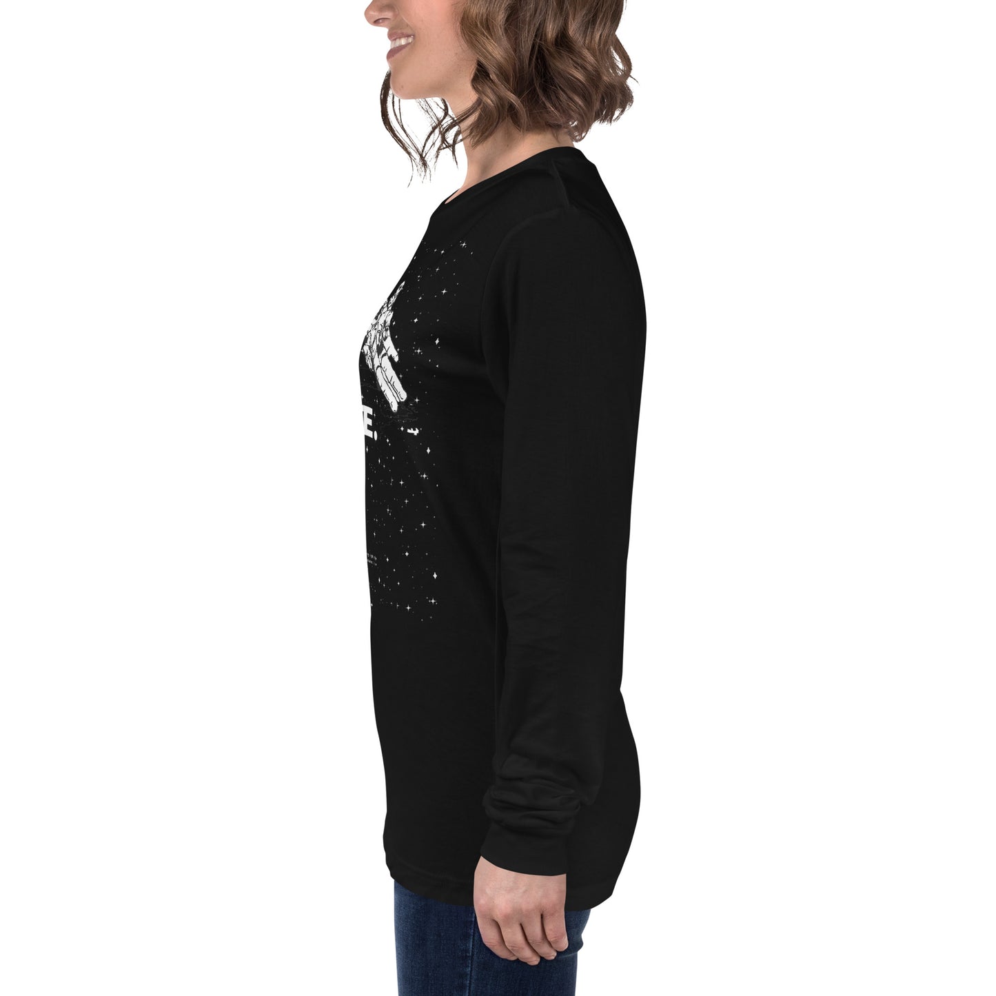 Be Free On Outer Orbit Long Sleeve Tee - FLAKOUT