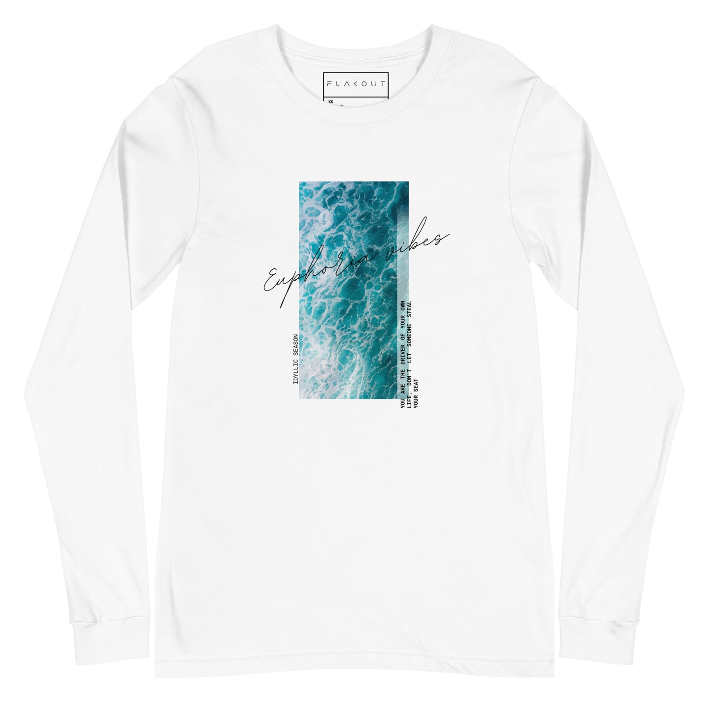 Long Sleeve Tee Euphoria Vibes - FLAKOUT