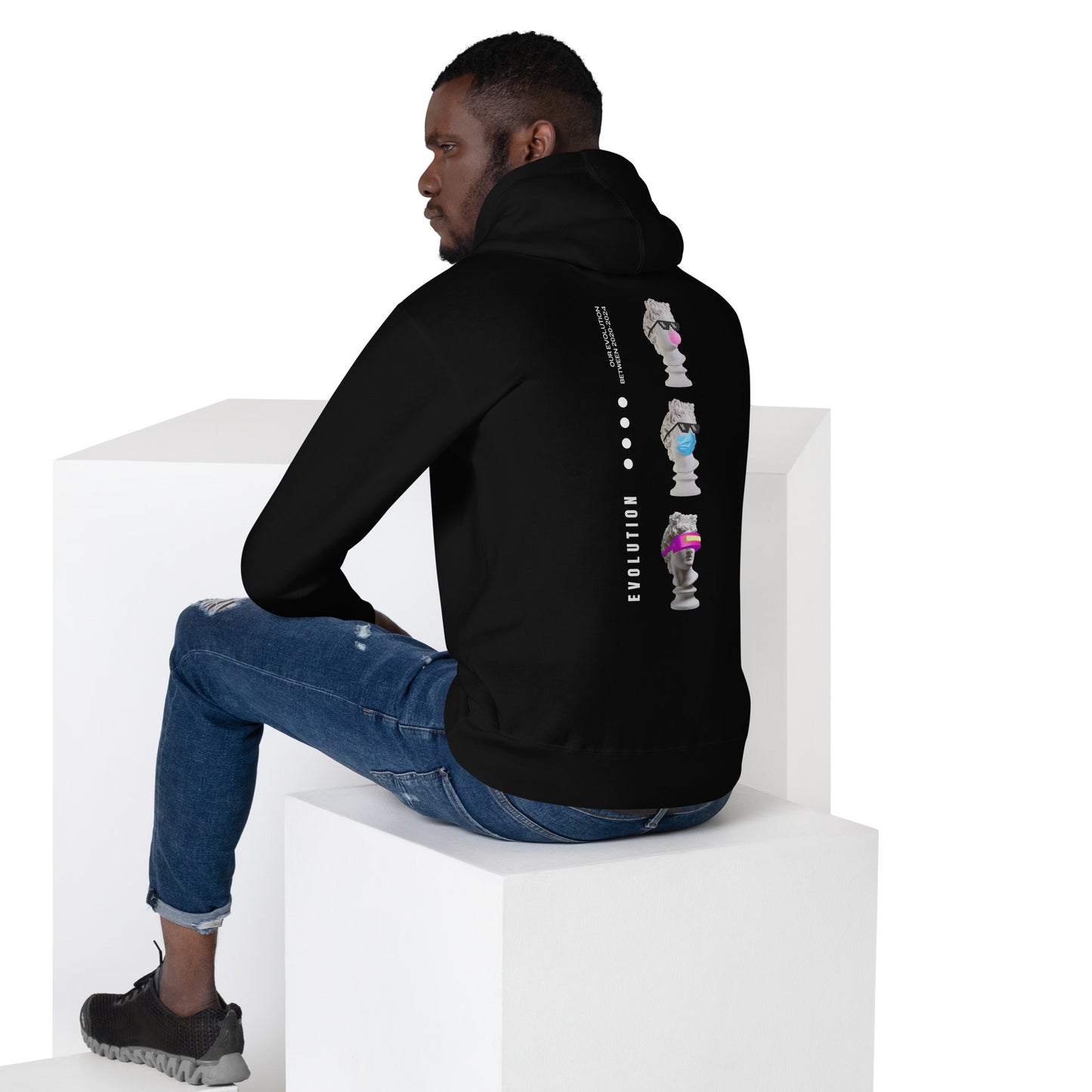 Human Evolution Unisex Hoodie - FLAKOUT