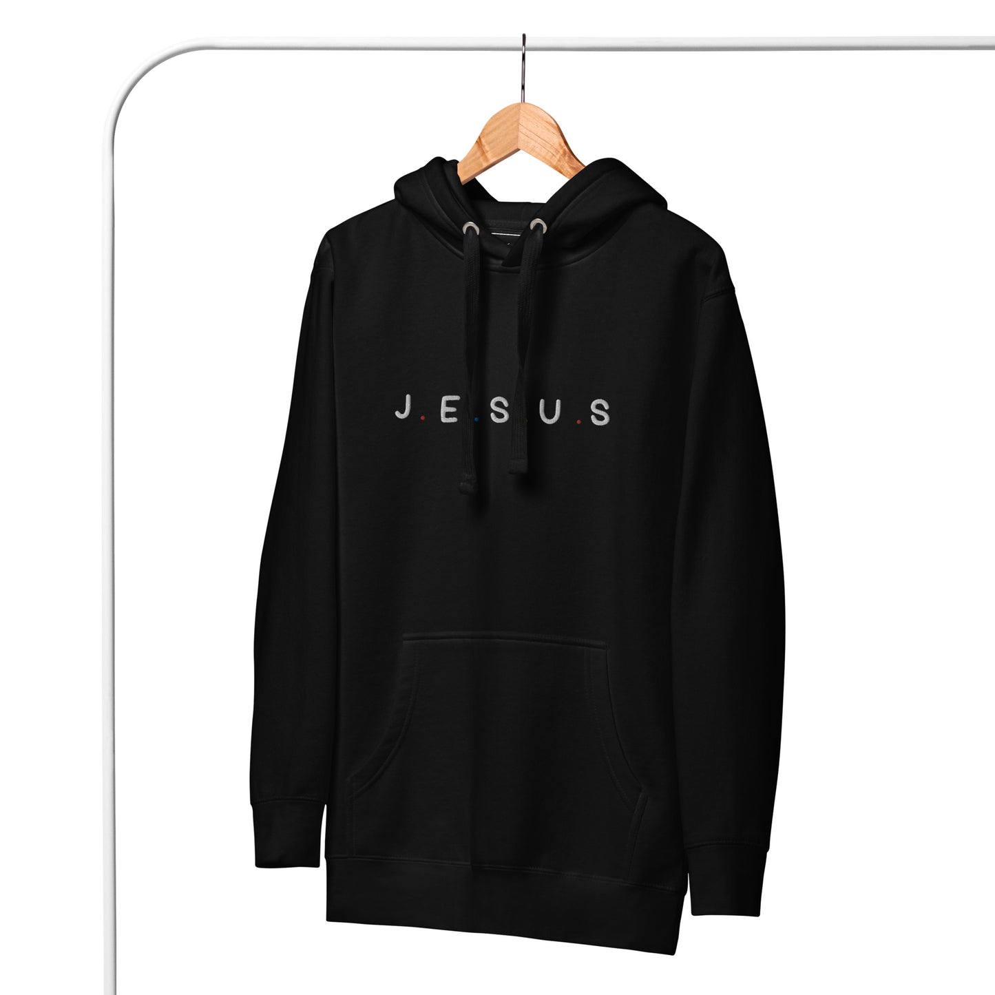 J.E.S.U.S Embroidered Unisex Hoodie - FLAKOUT