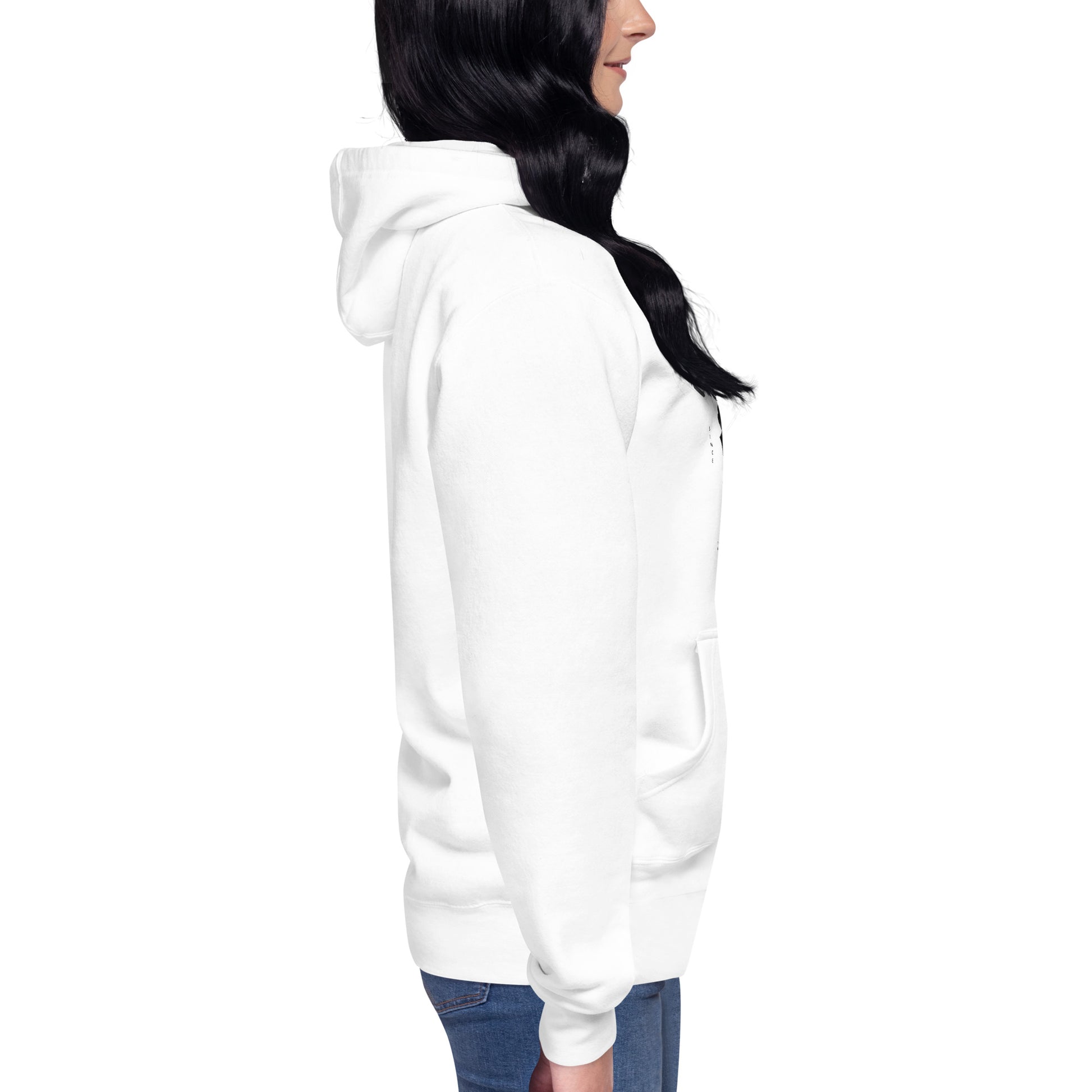 Noir Blossom Unisex Hoodie - FLAKOUT