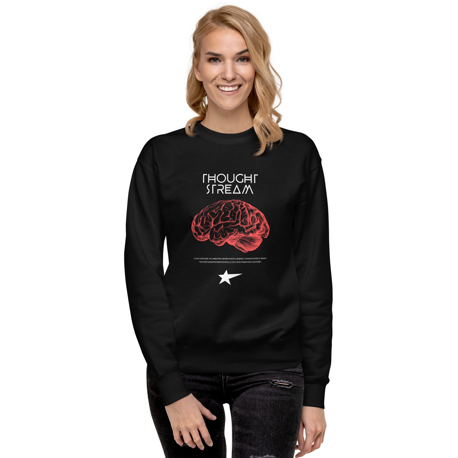 Thought Stream Unisex Fleece Sweatshirt - FLAKOUT