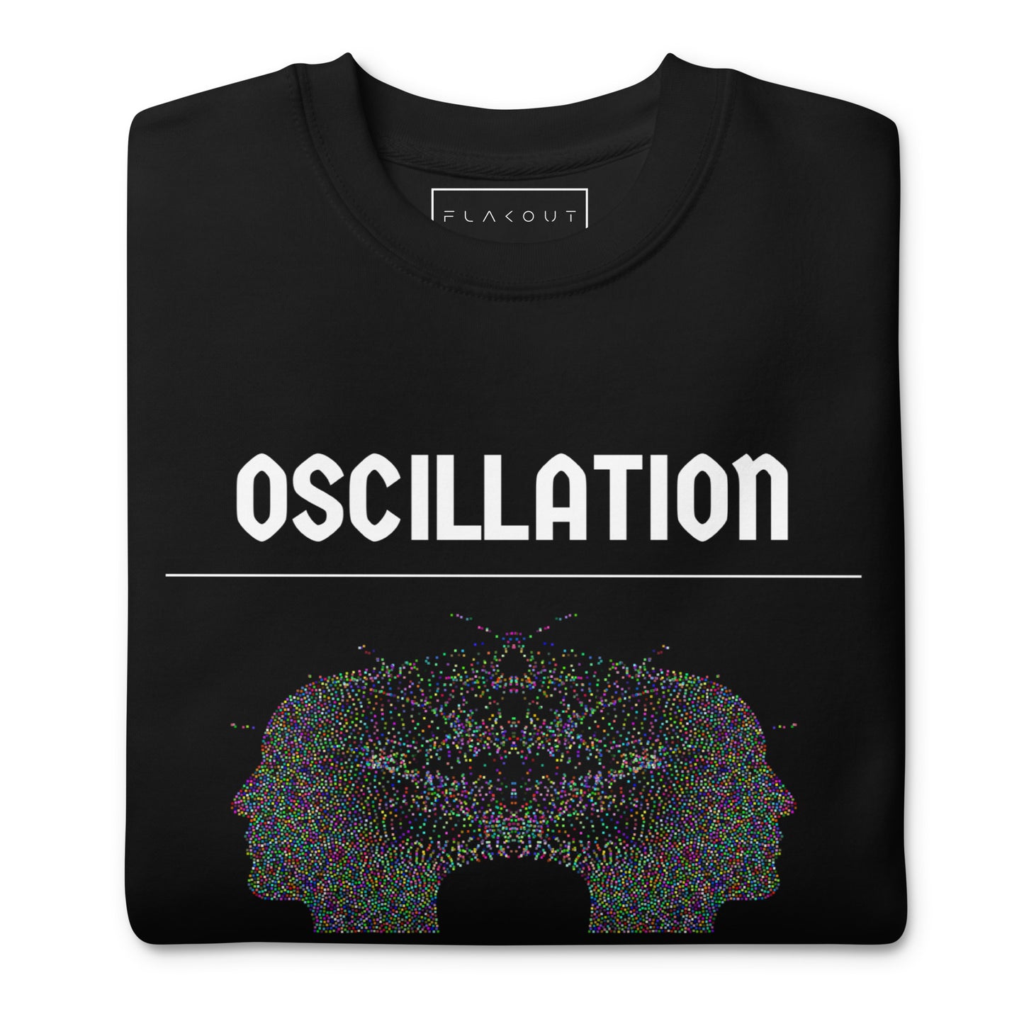 Oscillation Unisex Fleece Sweatshirt - FLAKOUT