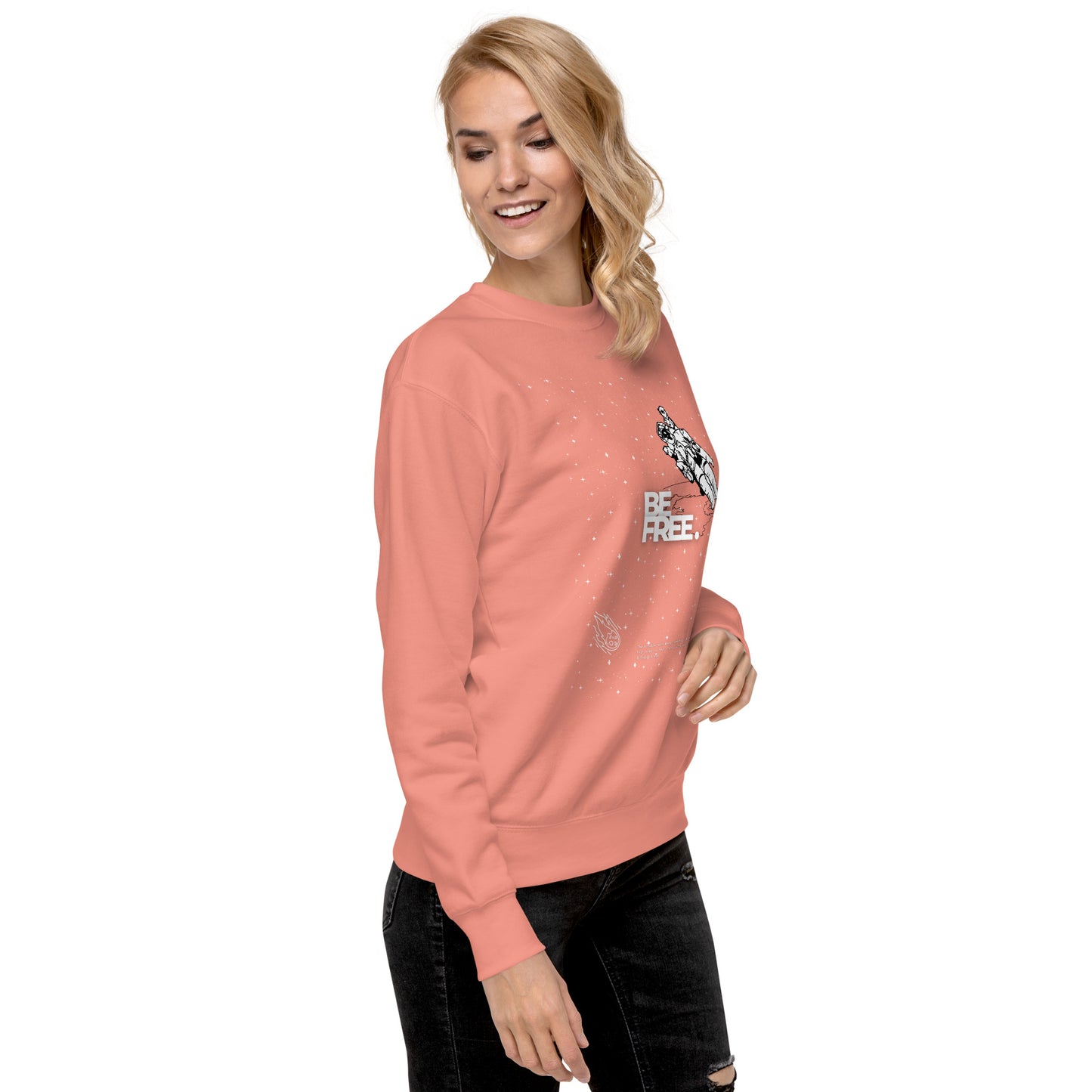 Be Free On Outer Orbit Sweatshirt - FLAKOUT