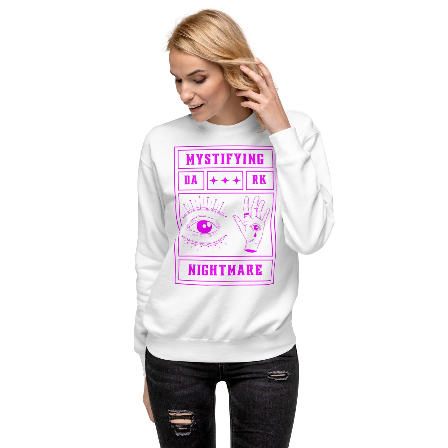 Mystifying Nightmare Shadowy Enigma Sweatshirt - FLAKOUT