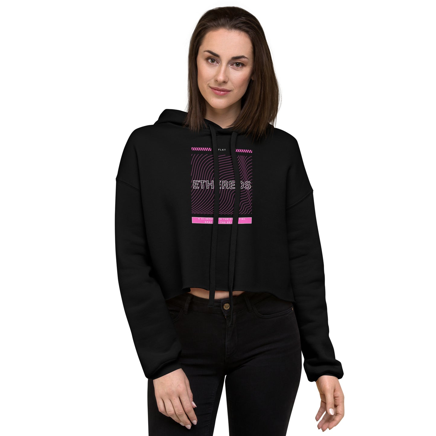 Ethereos Women's Crop Hoodie - FLAKOUT