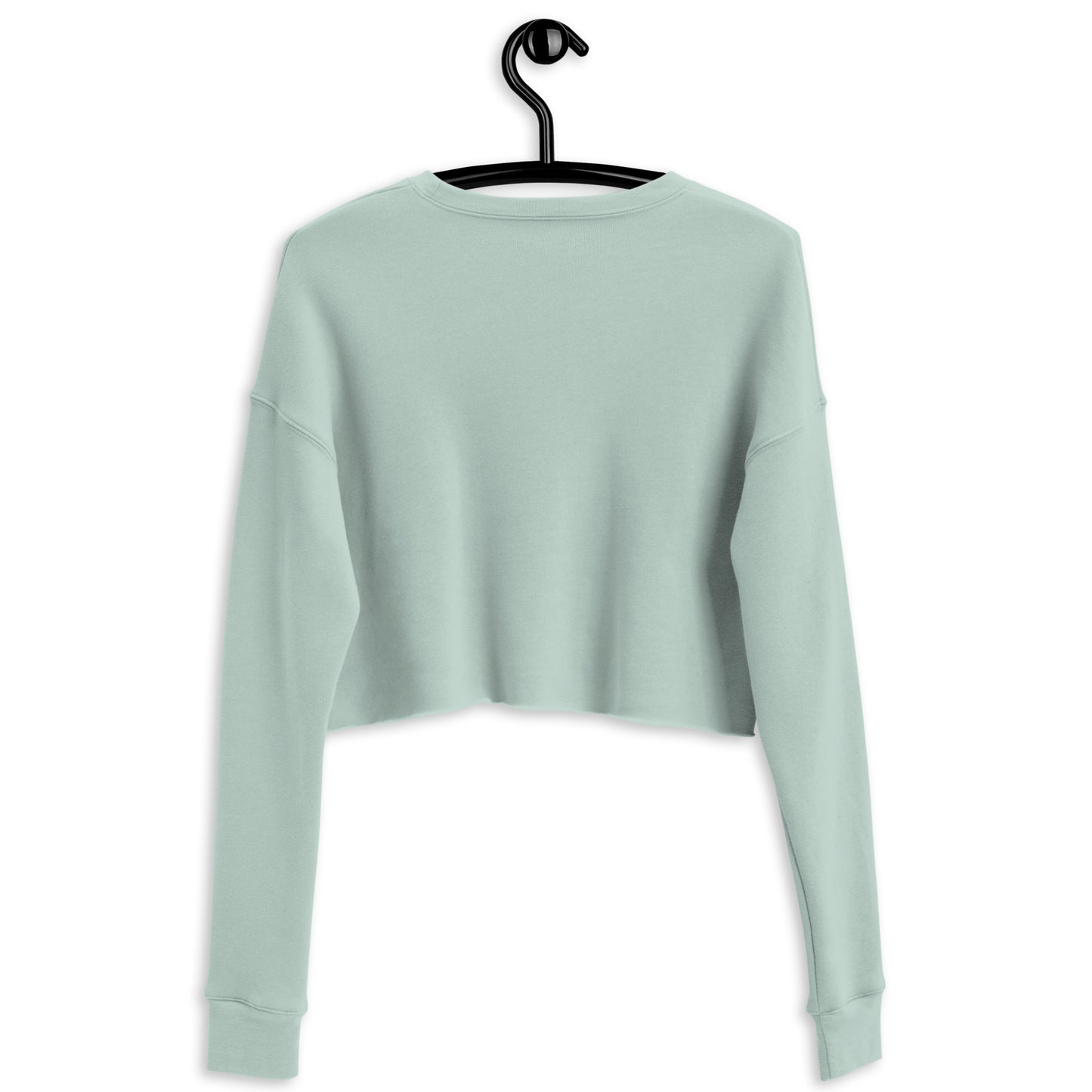 Gorgeous Opullent Allure Women's Crop Sweatshirt - Dusty Blue - FLAKOUT