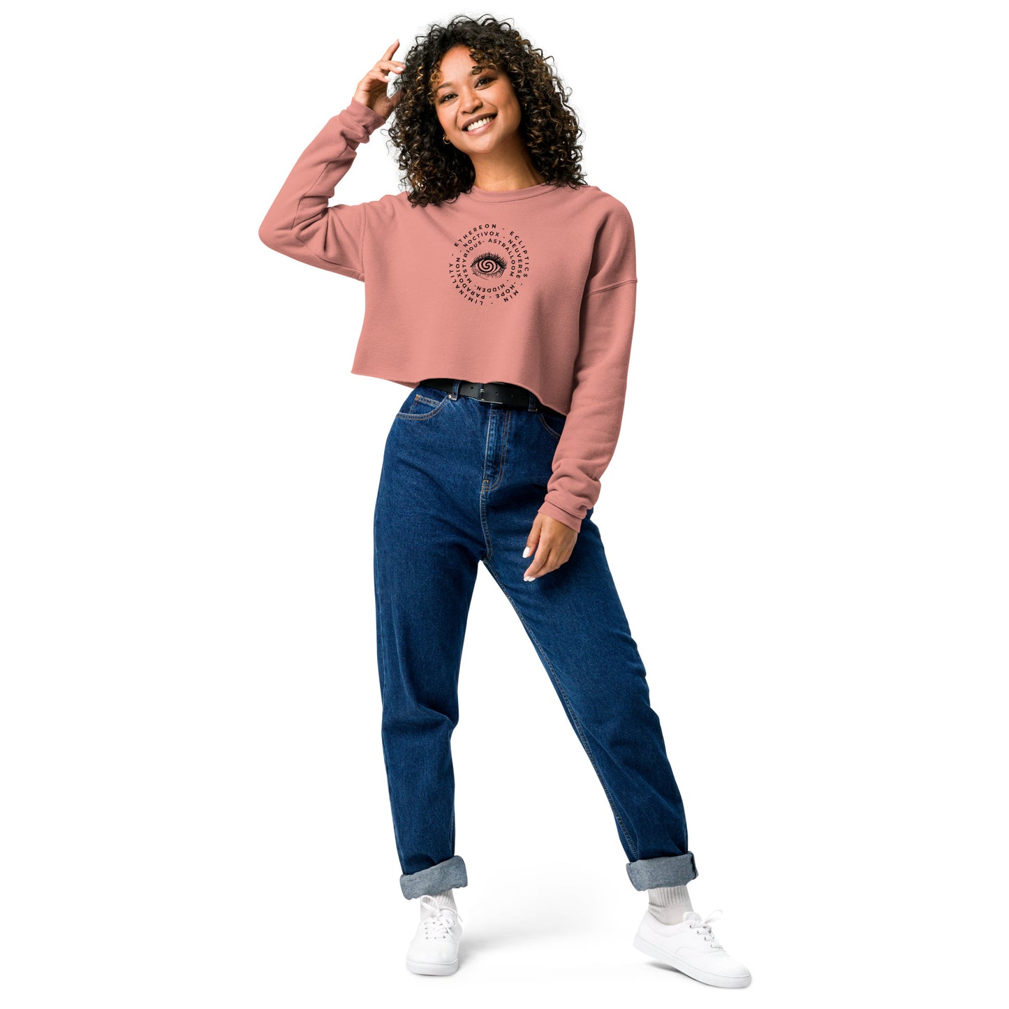 Hidden Truth Women's Crop Sweatshirt - FLAKOUT