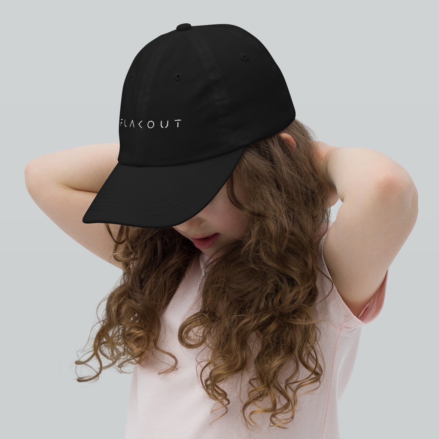 FLAKOUT Logo Embroidered Kid's Baseball Cap