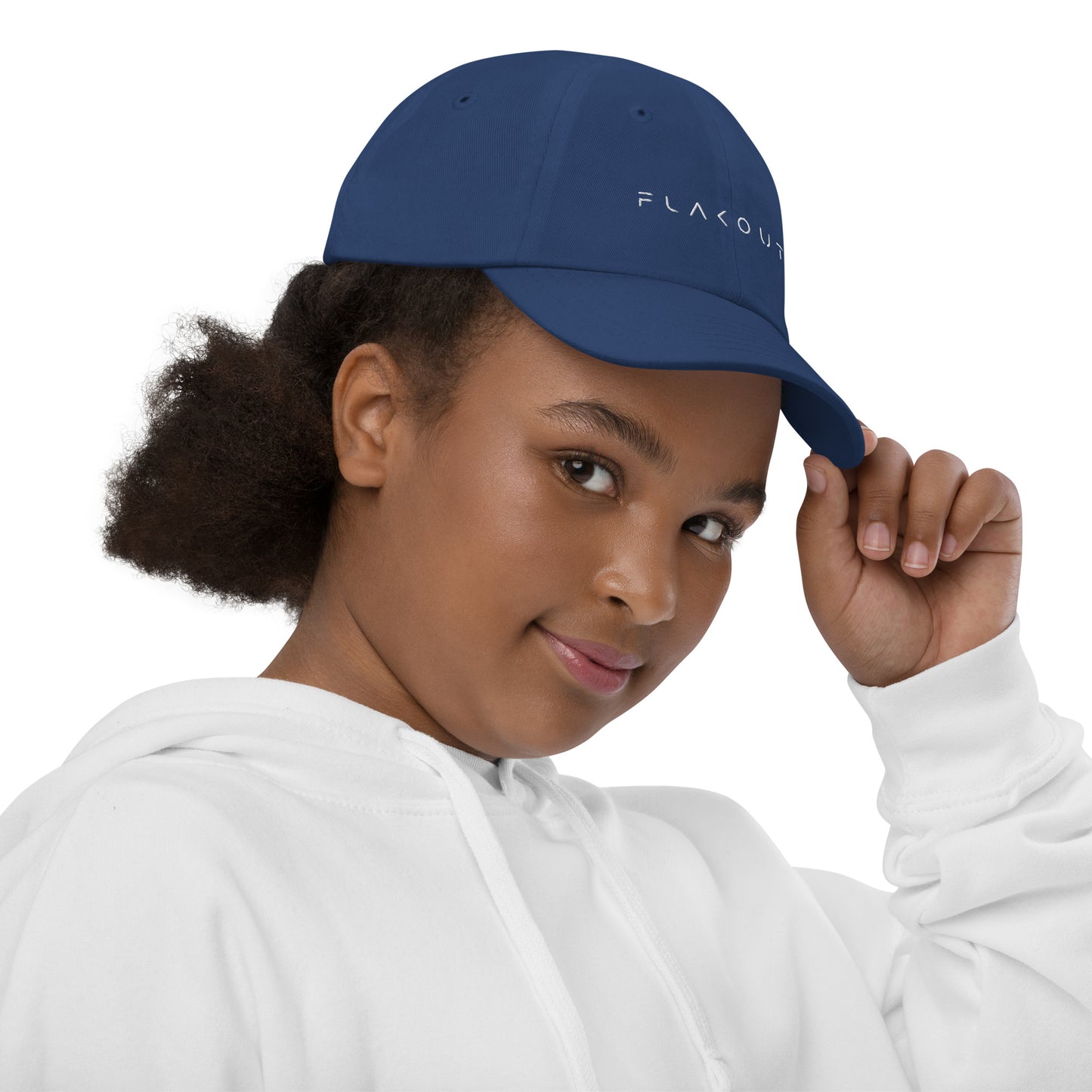 FLAKOUT Logo Embroidered Kid's Baseball Cap