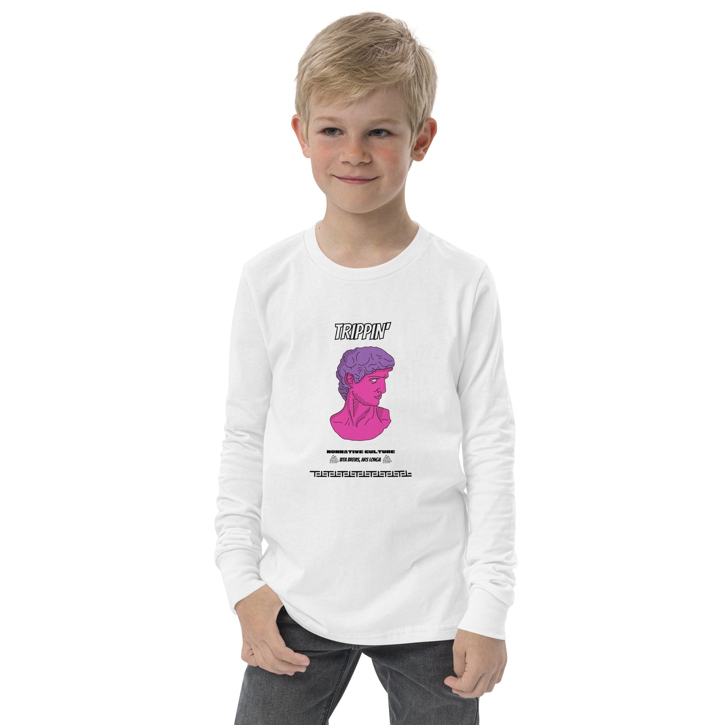 Nonnotine Dreamscape Trippin Kid's Long Sleeve Shirt - FLAKOUT