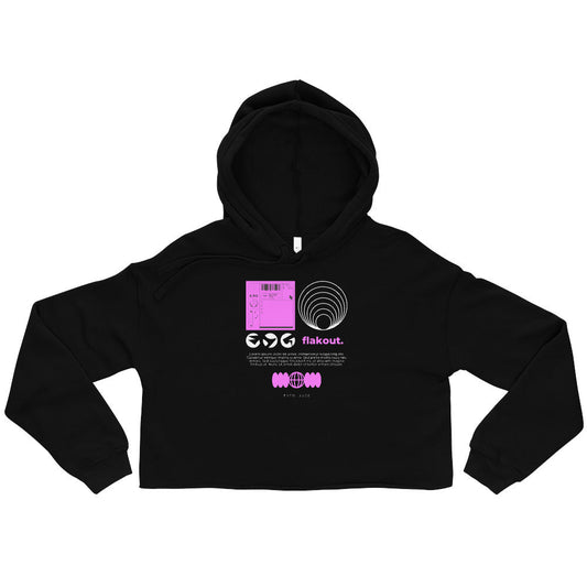 Women's Crop Hoodie flakout. - FLAKOUT